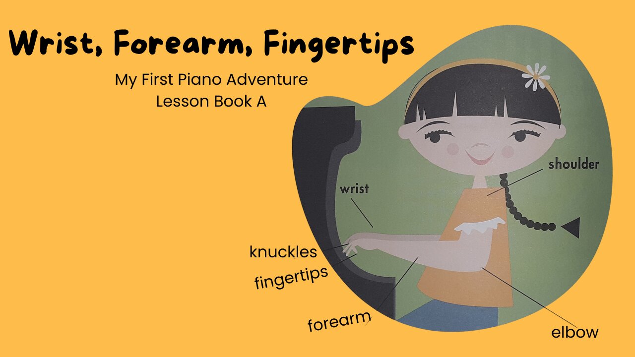 Piano Adventures Book A - Wrist, Forearm, Fingertips