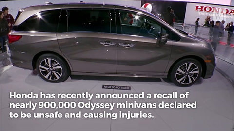 Dozens of Reported Injuries Force 900,000 Popular Minivans to be Recalled