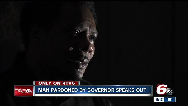 First innocent person in Indiana to be pardoned by a governor speaks out