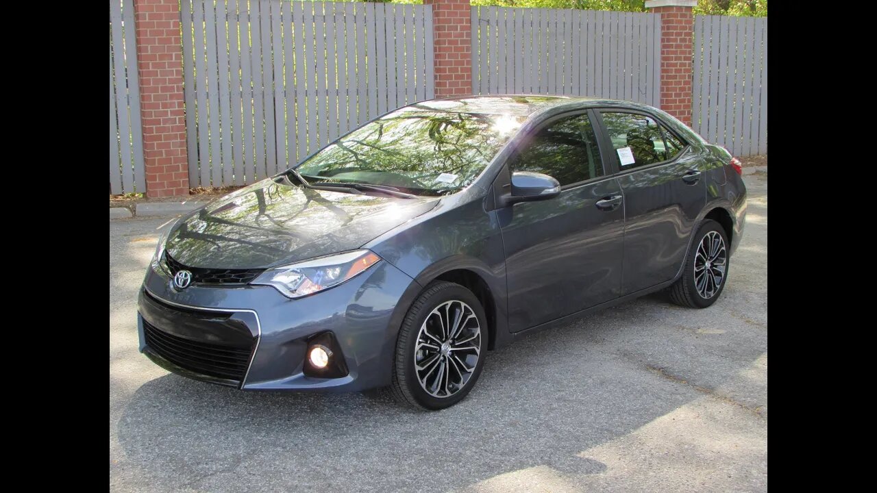 2014 Toyota Corolla S Premium Start Up, Exhaust, and In Depth Review