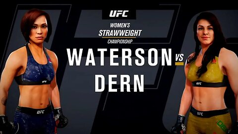 EA Sports UFC 3 Gameplay Mackenzie Dern vs Michelle Waterson