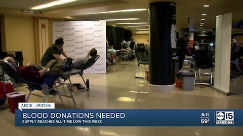 Weekend blood drive aims to collect hundreds of donations in the Valley