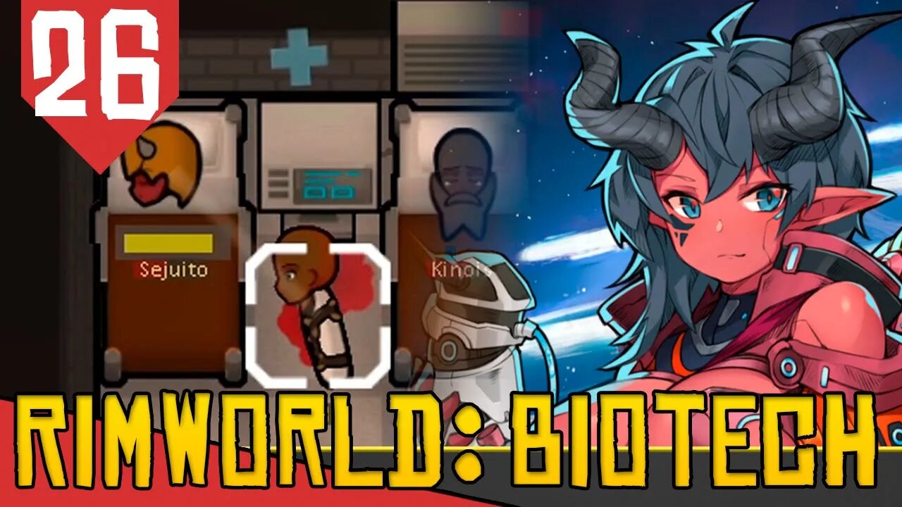 Socializando os MEIOS DE REPRODUÇÃO - Rimworld Biotech #26 [Série Gameplay PT-BR]