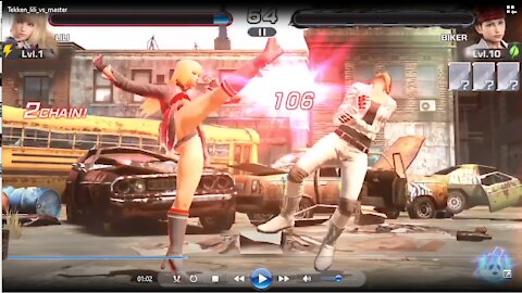 Tekken Lili vs Biker and Martial Artist