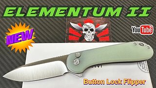 Civivi Elementum II button lock flipper