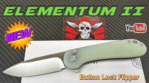 Civivi Elementum II button lock flipper