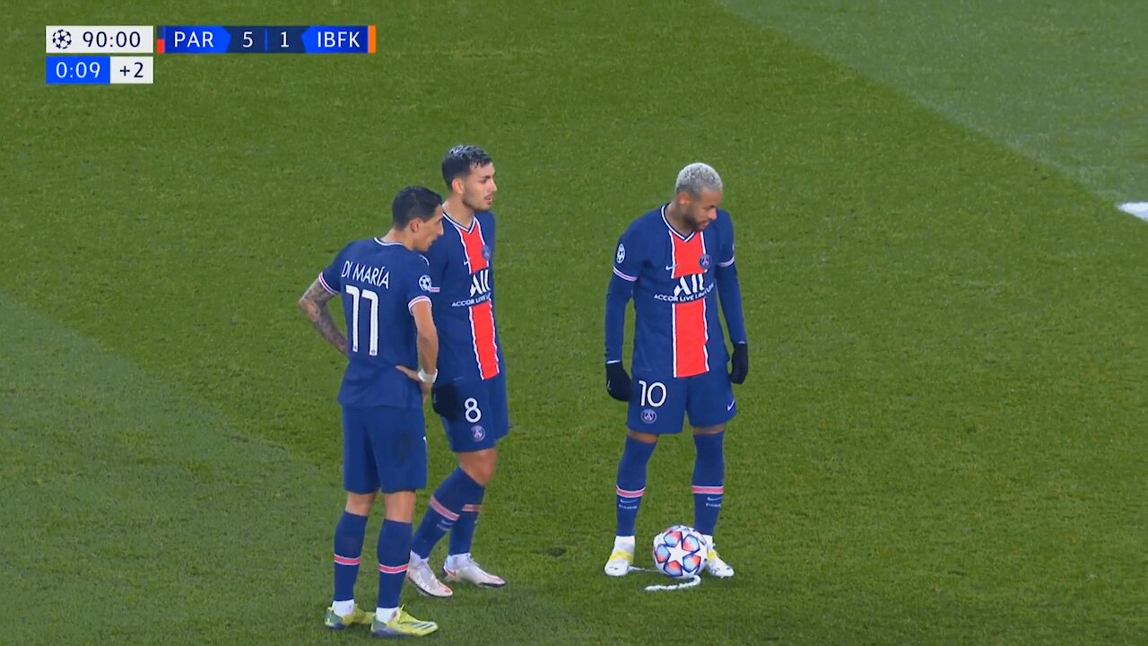 Neymar vs Istanbul Basaksehir (08/12/2020) HD 1080i (Uncropped)