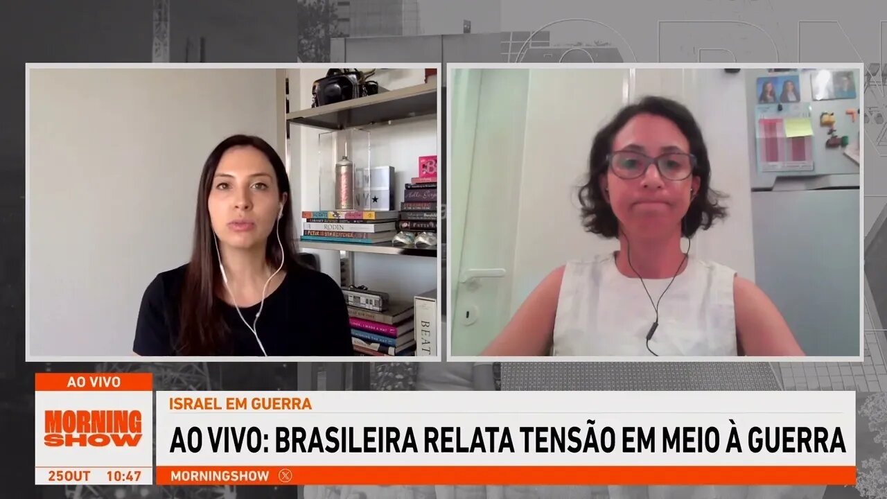 “Hamas proíbe que população de Gaza se desloque”, diz brasileira em Israel