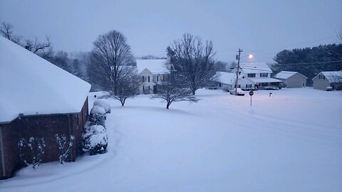 Snow storm Knoxville, Tennesse