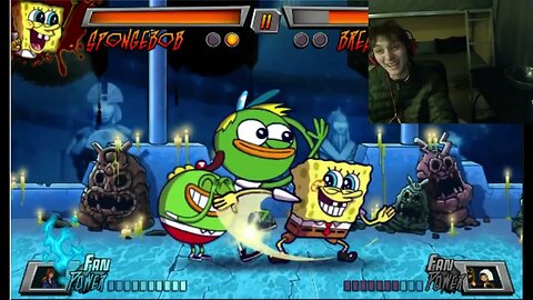 Breadwinners VS SpongeBob SquarePants In A Nickelodeon Super Brawl 3 Battle With Live Commentary