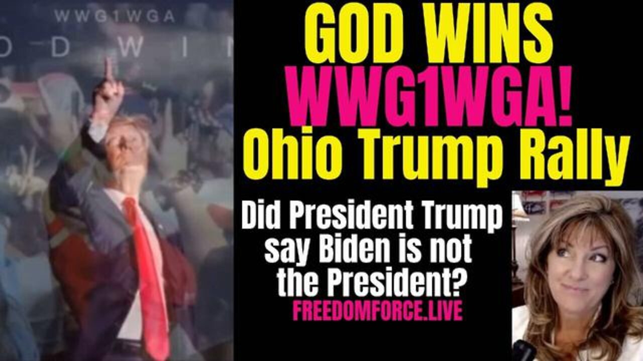 God Wins! WWG1WGA! Ohio Trump Rally 9/18/22