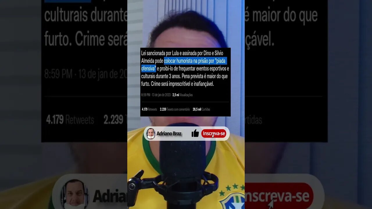 O "NYNE" Proibiu Piada de Político #shorts #piadas