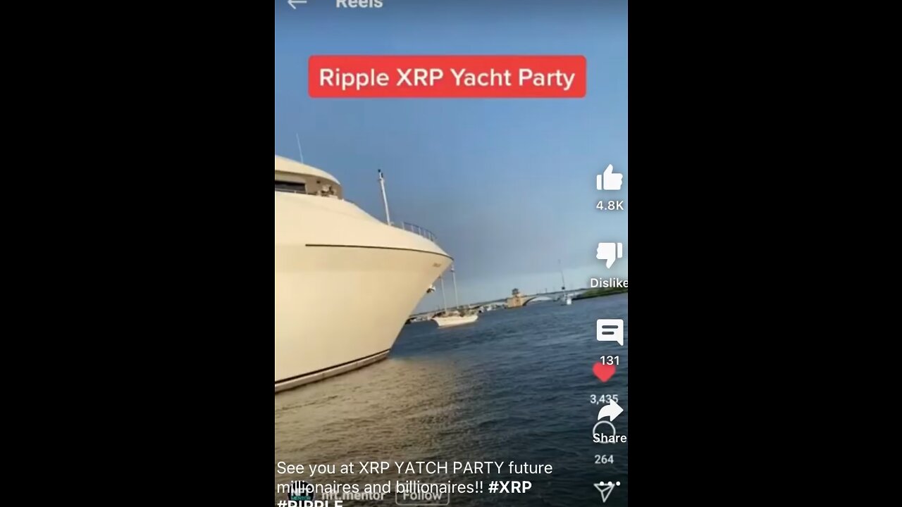 XRP RIPPLE YAUGHT PARTY!