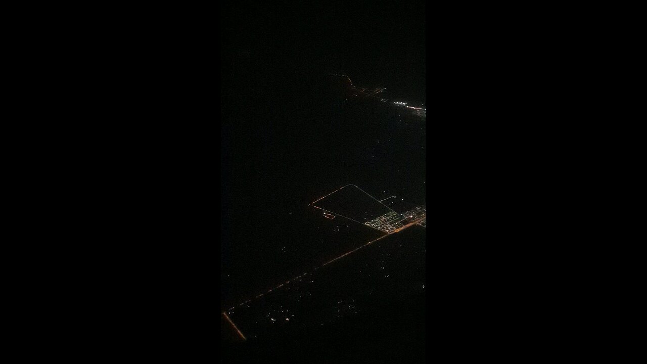 A night sky view of Abu Dhabi