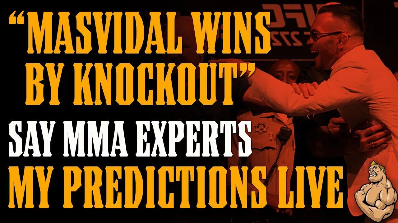 "MASVIDAL WINS BY KNOCKOUT" is What MANY UFC Experts Say...MY PREDICTIONS LIVE