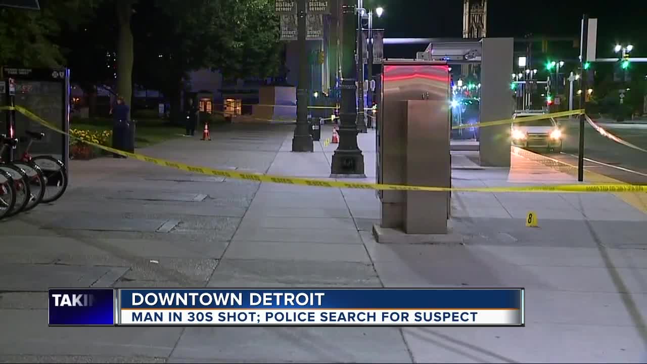 Police investigating shooting near Grand Circus Park in downtown Detroit