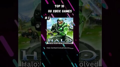 1/10 Top 10 Best Original Xbox Games of All Time #TopXboxGames