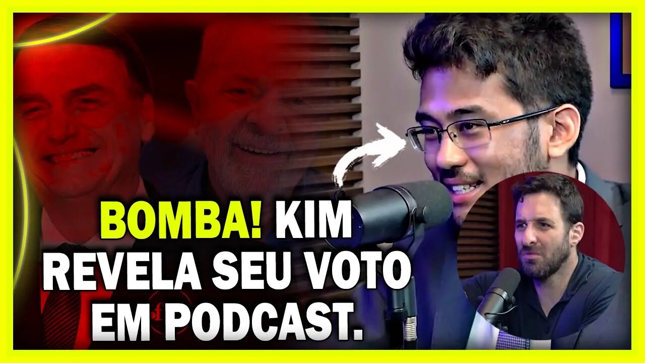 BOMBA! KIM KATAGUIRI FALA DE QUEM VAI VOTAR NO SEGUNDO TURNO #cortespodcast #kimkataguiri #eleições