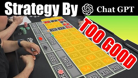 A GOOD Roulette Strategy that works - Chat GPT