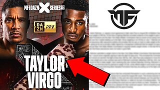 ANTHONY TAYLOR vs IDRIS VIRGO CONFIRMED BY MISFITS BOXING | CONTRACT SIGNED