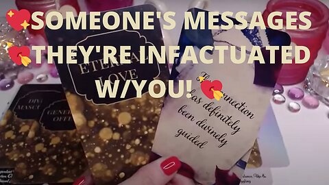 💖SOMEONE'S MESSAGES💘THEY'RE INFACTUATED W/YOU! 💘MORE THAN YOU KNOW💘 LOVE TAROT COLLECTIVE READING ✨