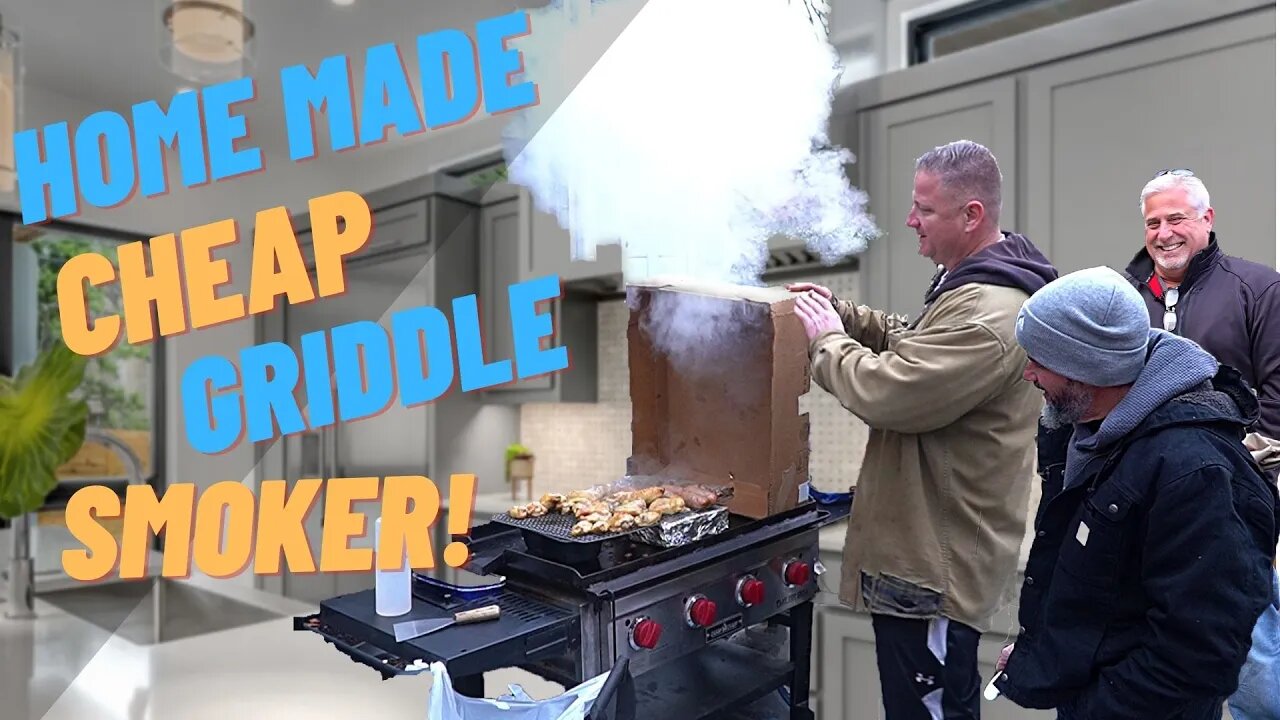 Using Your Griddle as a Smoker! Cheap Mod for Lots of fun! #griddle