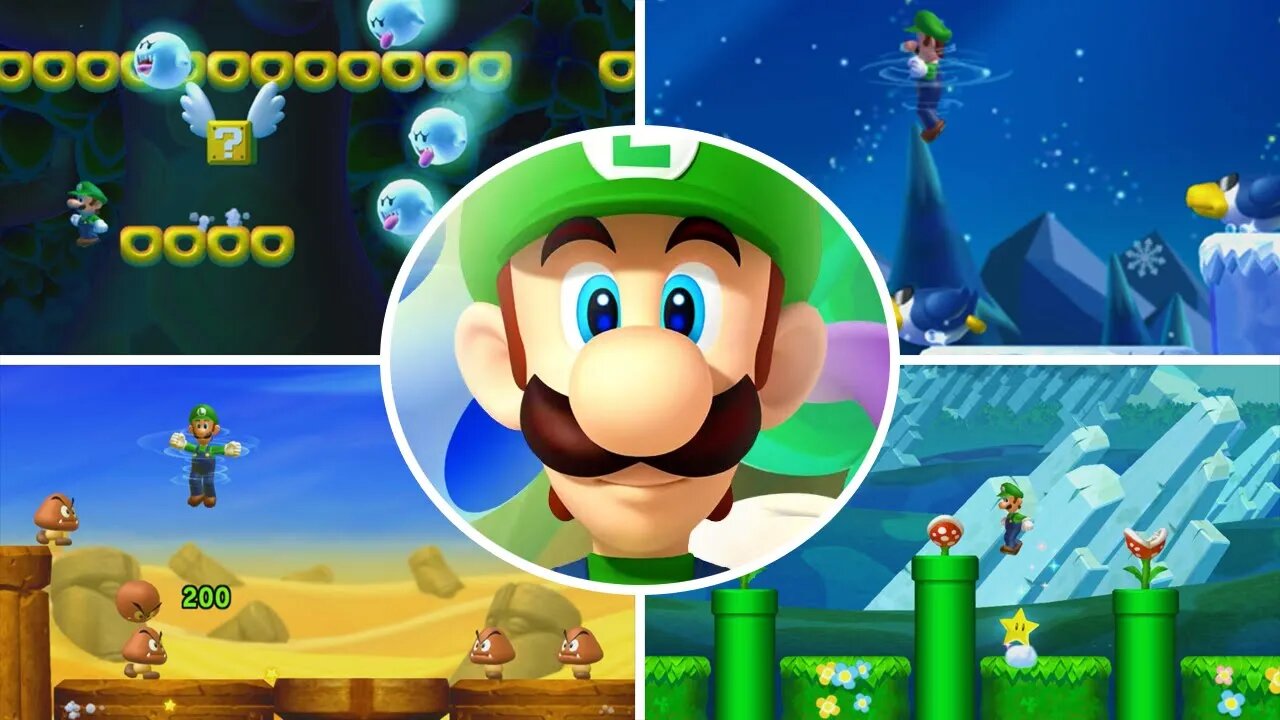 New Super Luigi U - All Games & Mini-Games