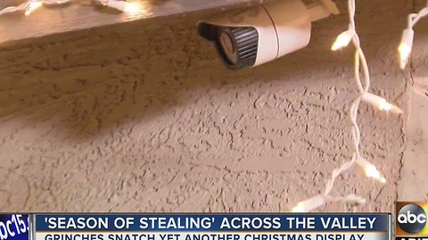 More Christmas decorations stolen in Valley neighborhood