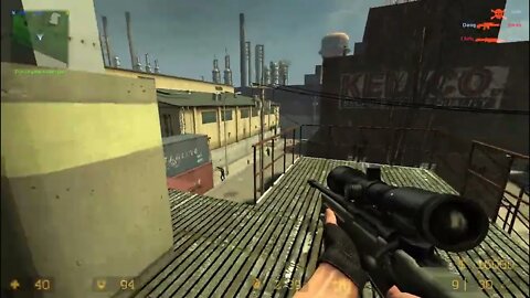 Counter Strike Source Assault Bots #4 Just Only Sniper Rifles