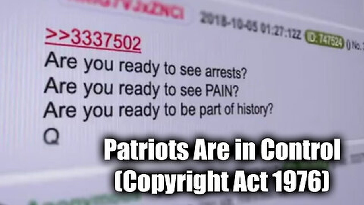 Patriots Are in Control (Copyright Act 1976)