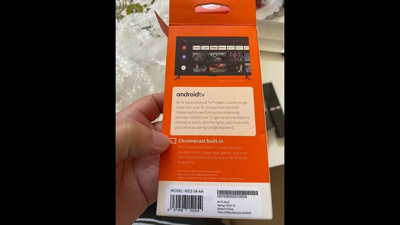 Explicando minha compra do MI TV STICK feita no mercado livre e o produto interior que recebi!