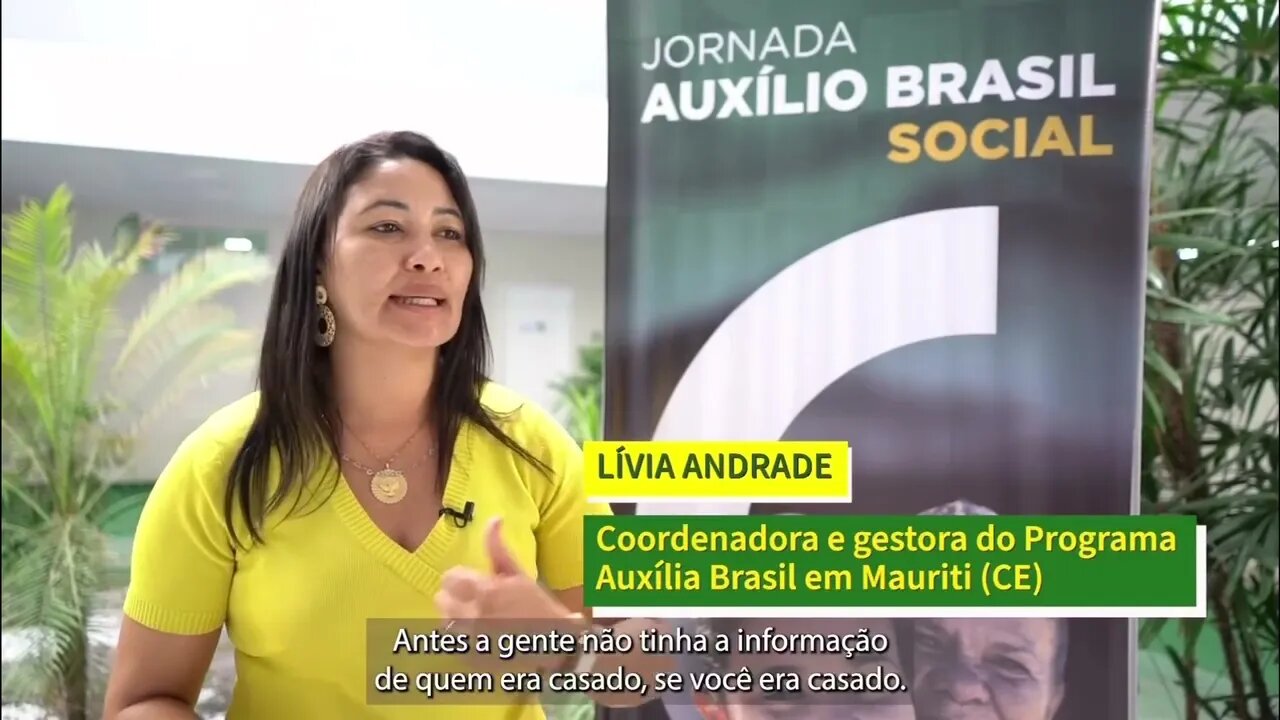 GOVERNO JAIR BOLSONARO / MAIS NECESSITADOS / TECNOLOGIA/PREFEITURAS: A Jornada Auxílio Brasil Social