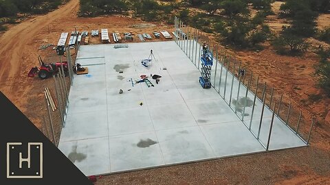 DIY Steel Garage - Versatube Base Rails (part 5)