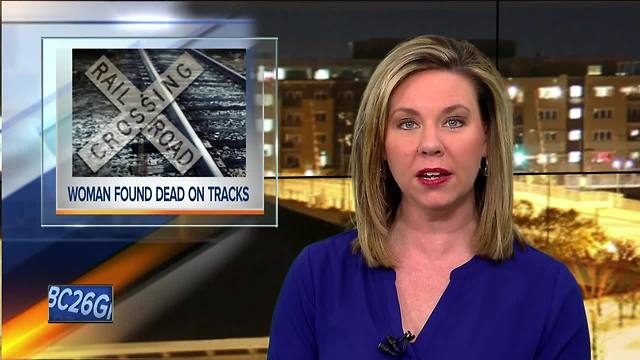 woman's found found on railroad tracks