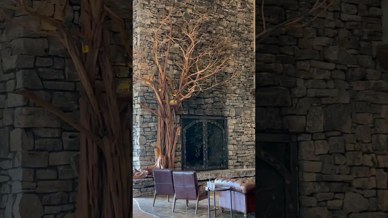 Now THAT Is a Fireplace! 🔥WOW🔥 #Fireplace #DesignInspiration #Stone