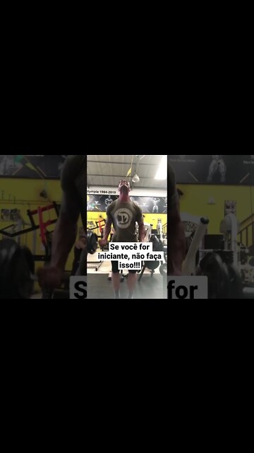 Se você for iniciante, não faça isso!!!