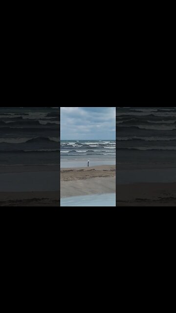 Lake Huron After yesterdays storm #LakeHuron #BigWaves