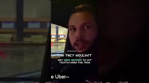 Why Uber Refused To Let Tristan Tate Work For Them #Shorts