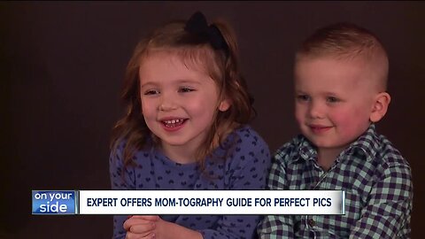 The 'momtography' guide gives tips and tricks to parents to help them take better pics of their kids