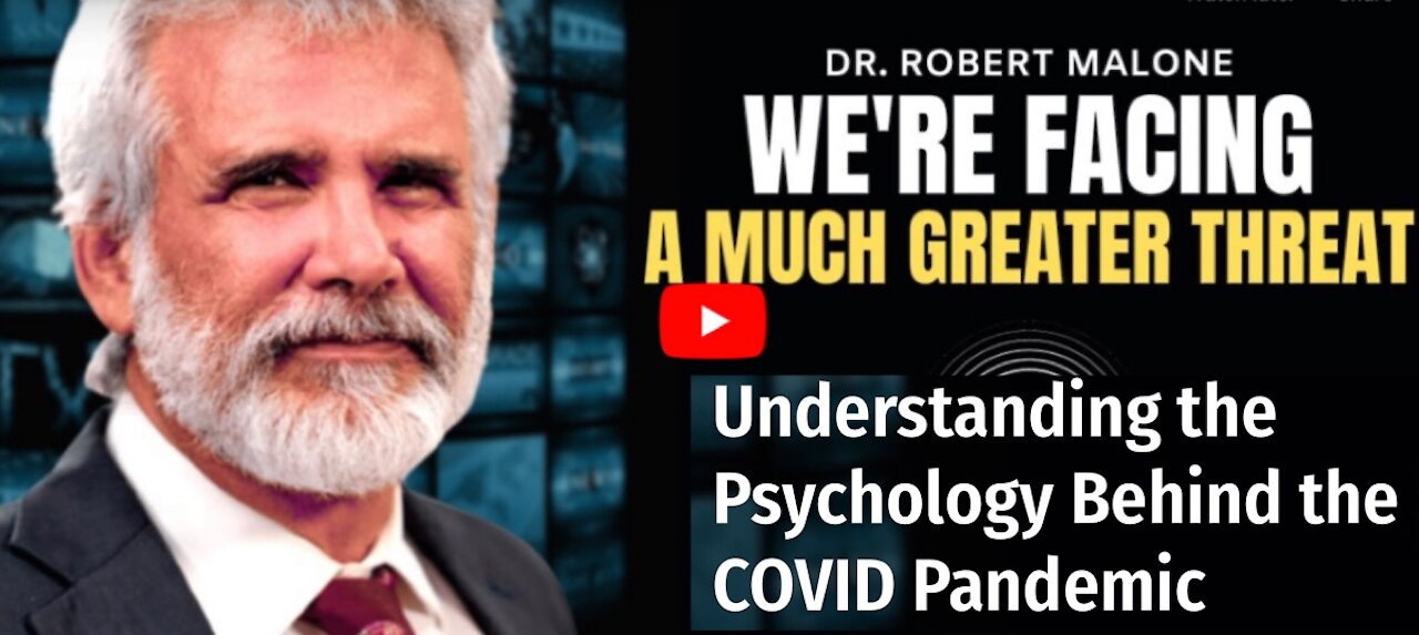 Dr. Robert Malone On Mass Formation Psychosis: How Is A Third Of The Population Being Hypnotized?