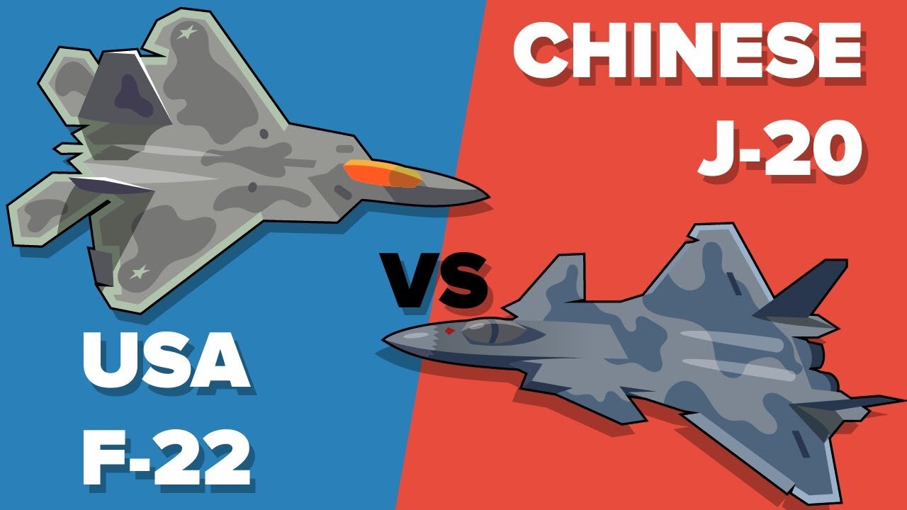 US Air Force F-22 vs China's J-20 Fighter Jet - Which Would Win? Military Unit Comparison