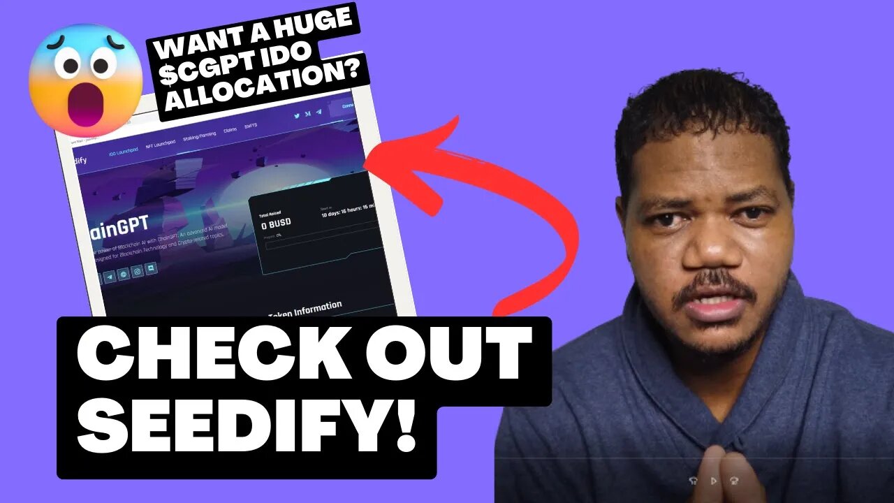 How To Participate In The Chaingpt IDO On Seedify? Is KYC Required? Guaranteed Allocation?