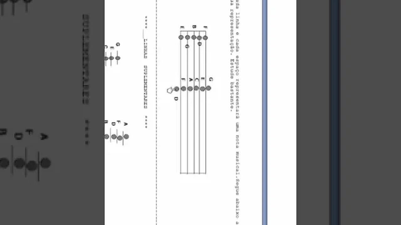 partitura aula 5 #shorts