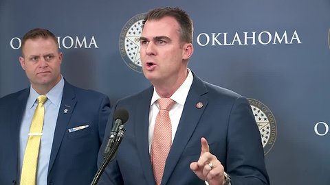 Gov. Kevin Stitt announces first executive orders