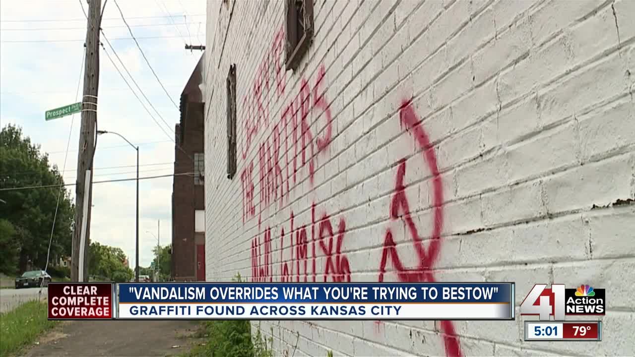 Monument at WWI Museum and Memorial vandalized overnight