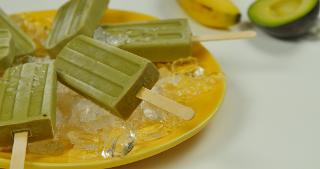 Avocado Green Tea Popsicle