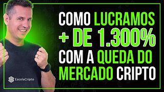 Estratégia de alto lucro com a queda das criptomoedas