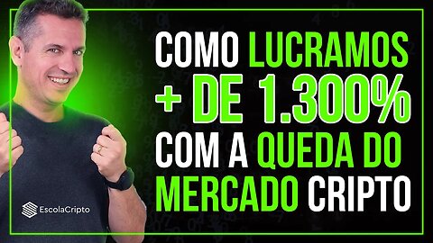 Estratégia de alto lucro com a queda das criptomoedas