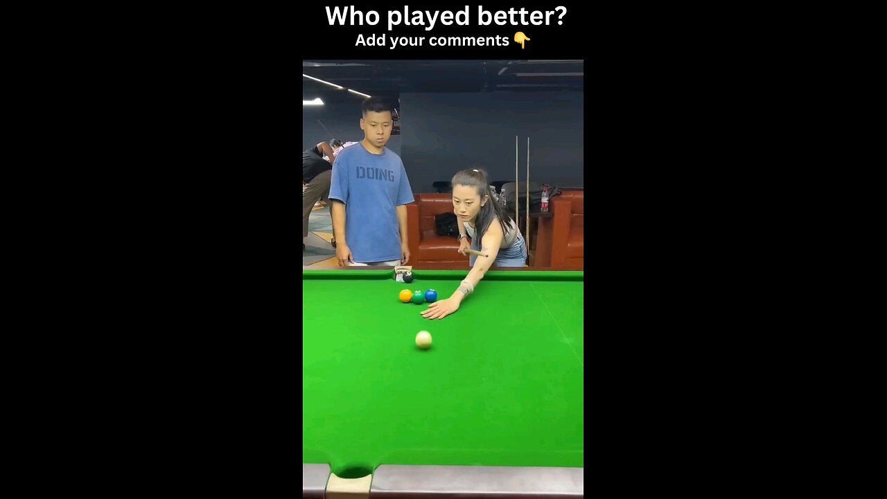 #funny #competitive #girl #billiards #winner #viral #trending