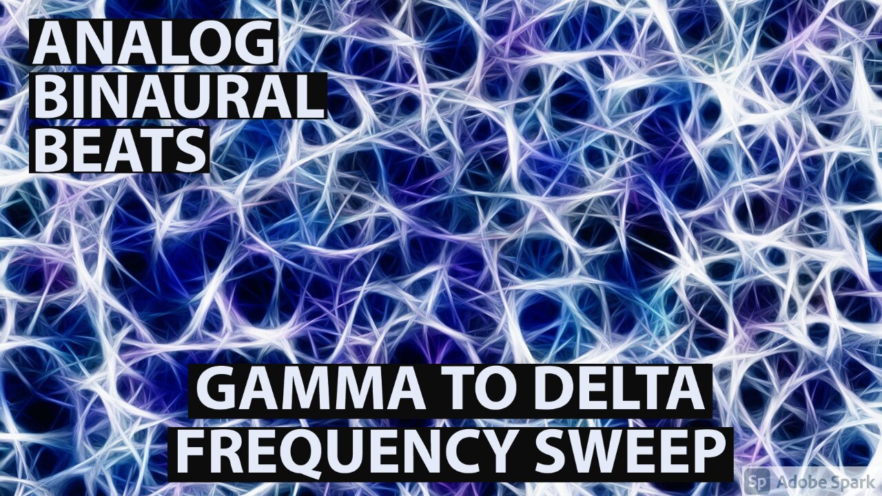 Binaural Beats - Gamma to Delta Sweep